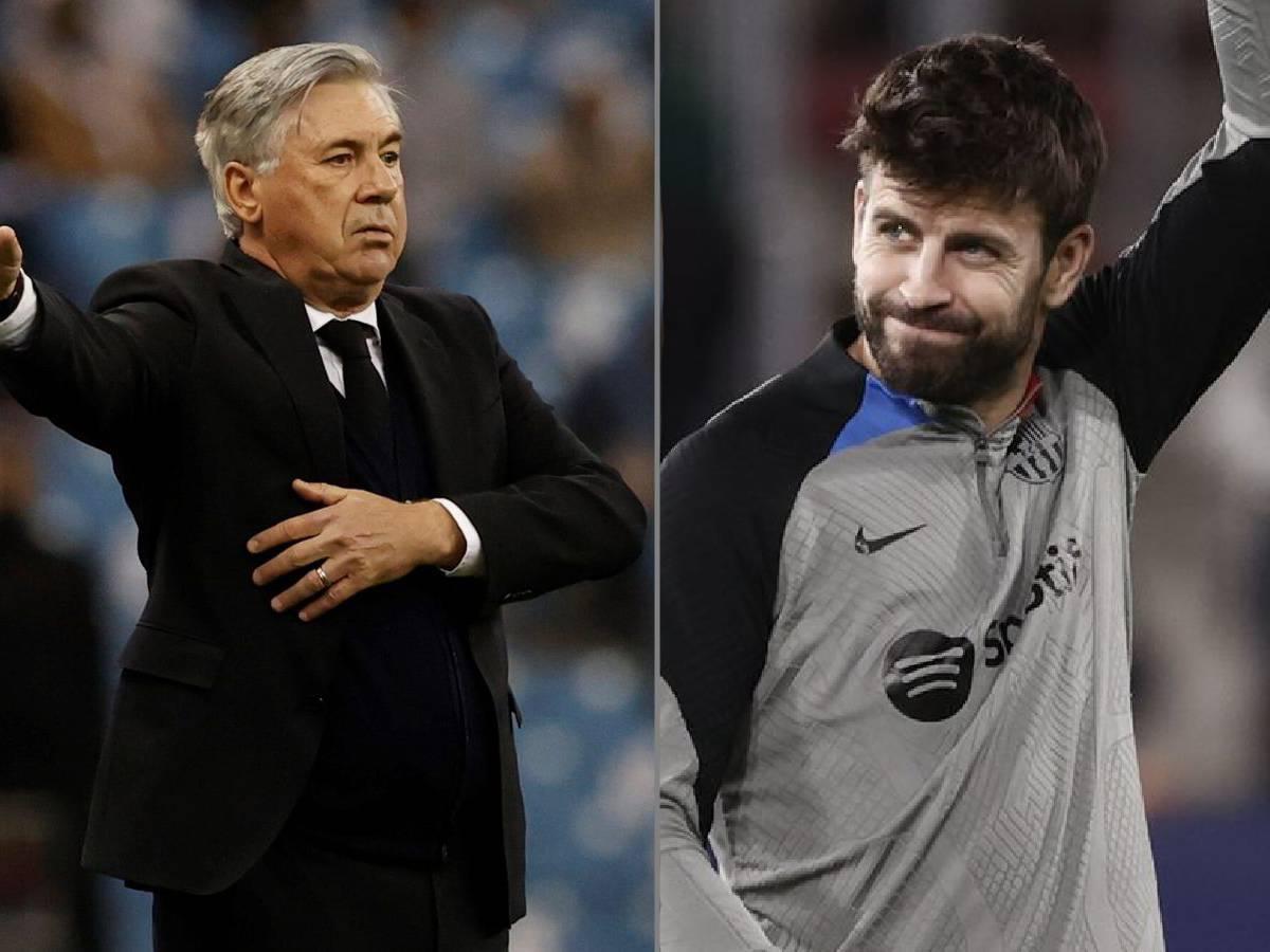 Ancelotti responde al dardo de Piqué sobre el Real Madrid