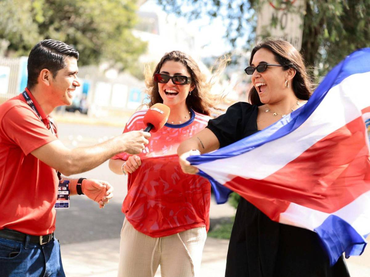 Alemán sorprendió a la H y ambientazo previo al duelo Costa Rica–Honduras