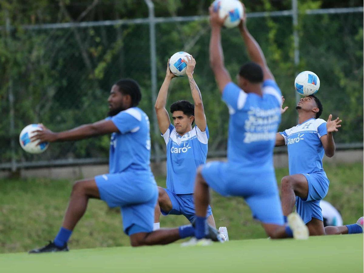 Último entreno de Honduras: bebé enamoró a Vega y Rueda; Edrick puso el ambiente