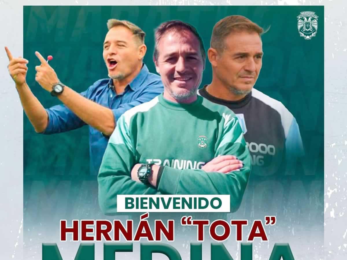 Oficial: ‘La Tota‘ Medina es nuevo entrenador del Marathón