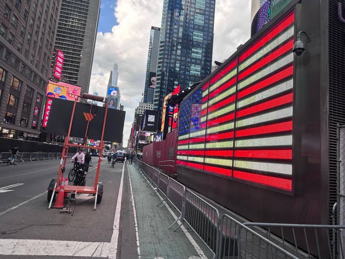 La asombrosa llegada de Teófimo López al Times Square y Nueva York paralizada