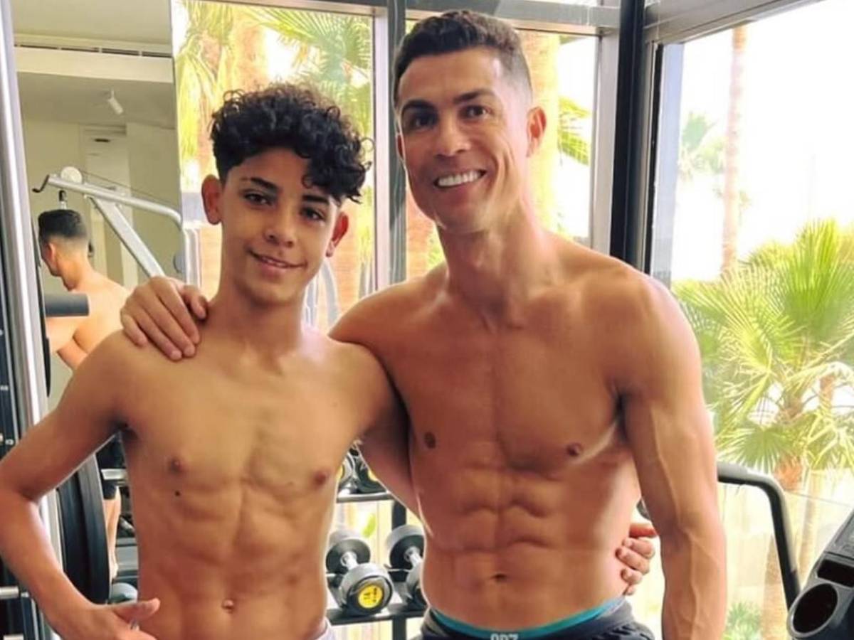 Destapan la verdad tras viralizarse fotos del hijo de Cristiano Ronaldo con misteriosa chica
