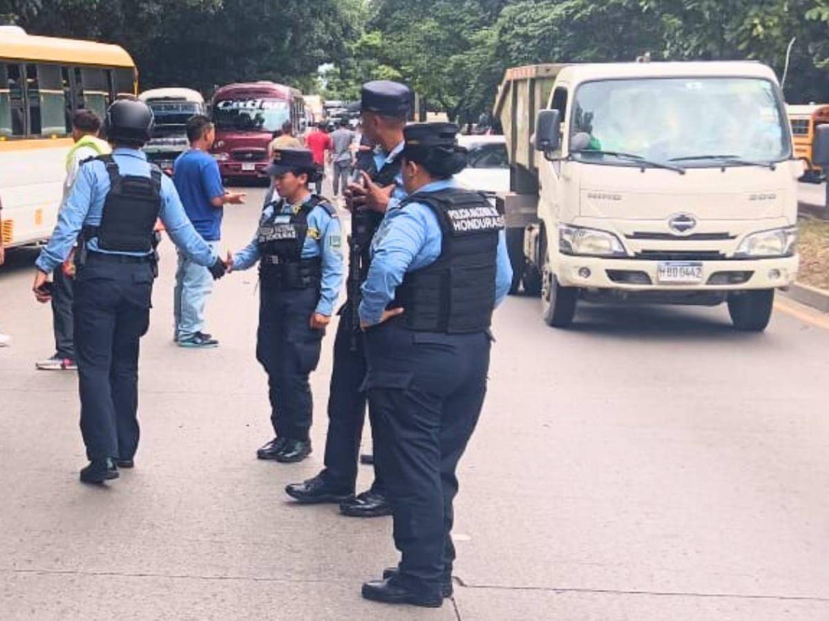 ¿Qué zonas de SPS cuentan con  mayor presencia policial en el transporte público?