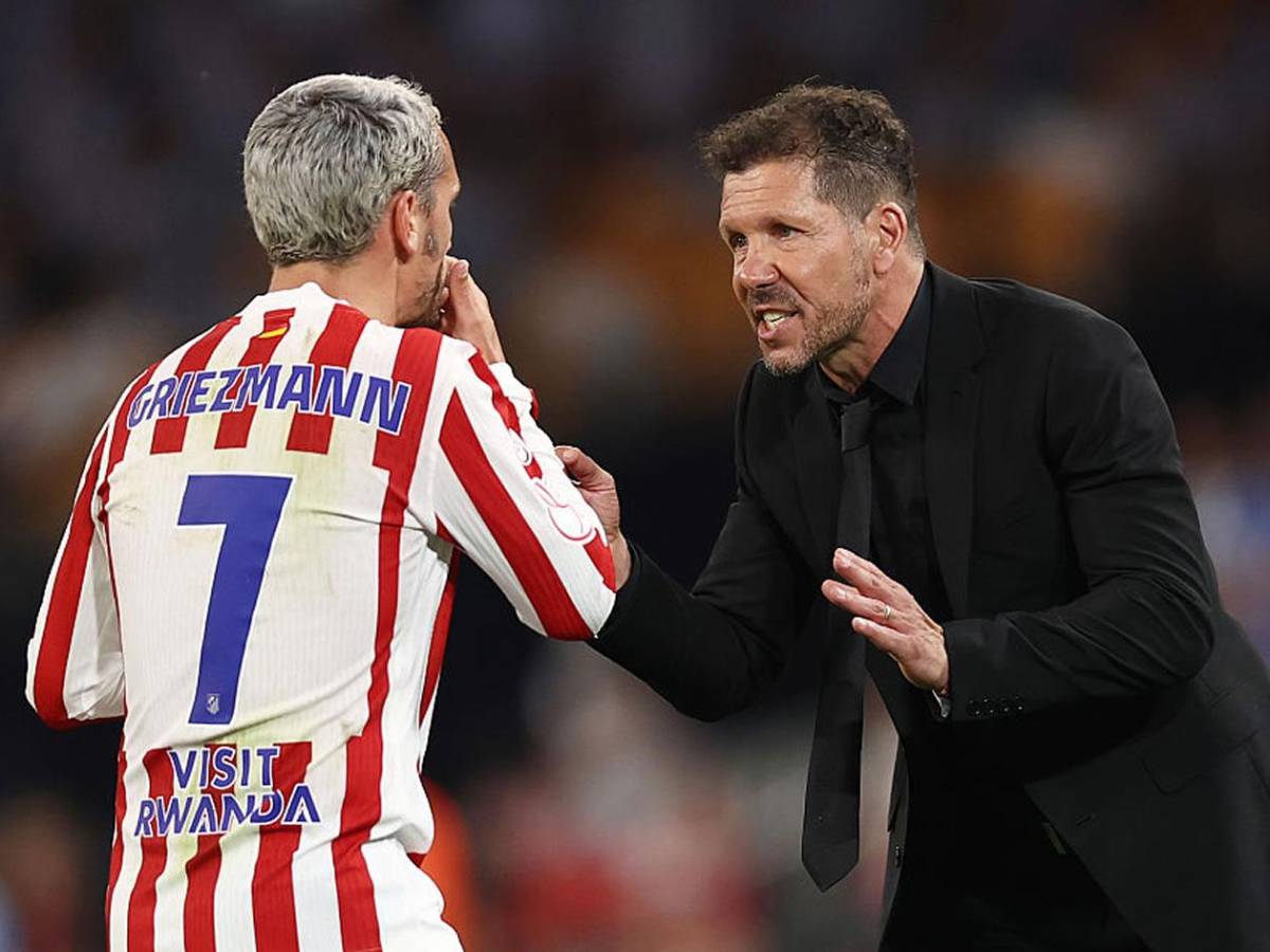 Simeone hundido, Griezmann con triste final y 'madridista' festeja la Copa del Rey