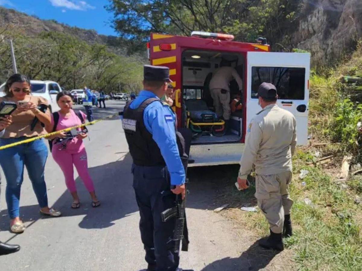 Estos son los rostros de los cuatro agentes fallecidos en fatal colisión en Gracias, Lempira