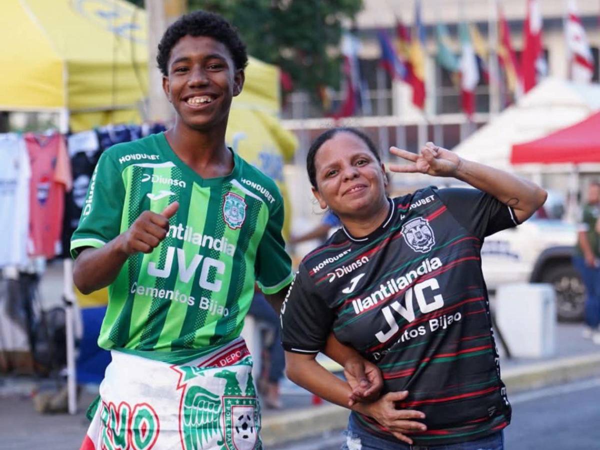 Ambientazo en la final: así se vivió la previa del Marathón vs Motagua