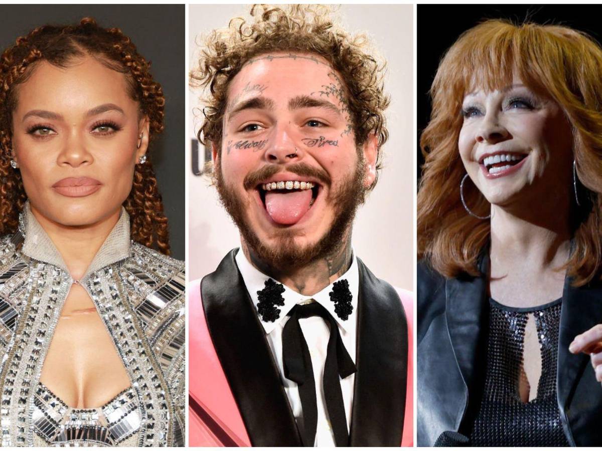 Andra Day interpretará “Lift Every Voice and Sing”, Post Malone estará a cargo de “America the Beautiful” y Reba McEntire entonará el himno nacional de los Estados Unidos.