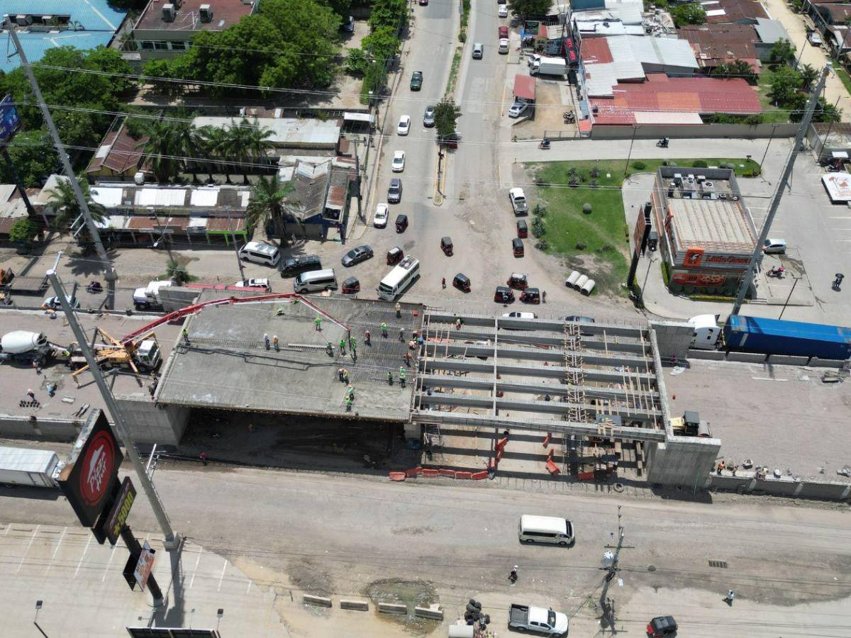 Avance del intercambiador vial en Villanueva, clave para reducir el tráfico en la CA-5