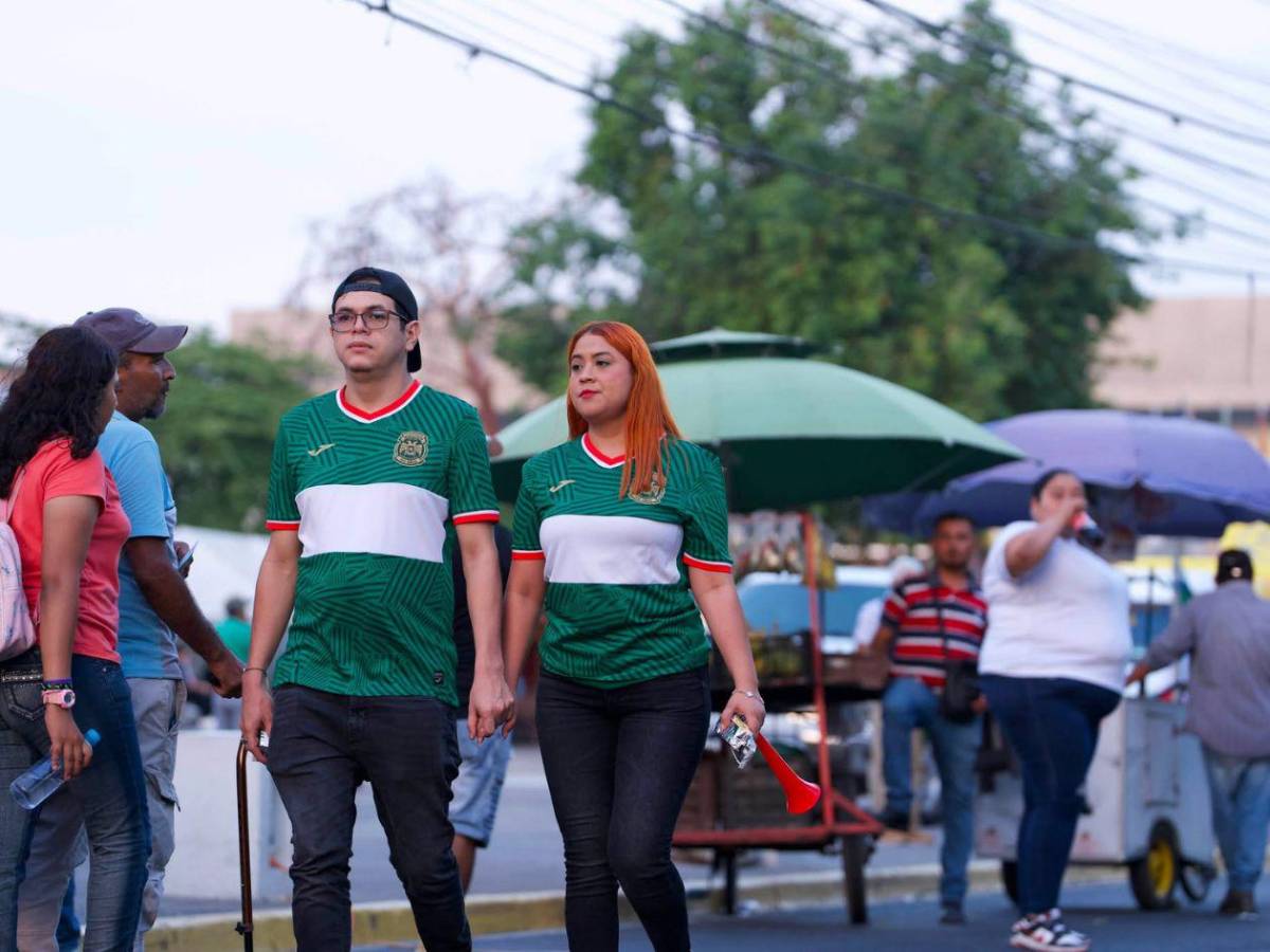 Ambientazo en la final: así se vivió la previa del Marathón vs Motagua