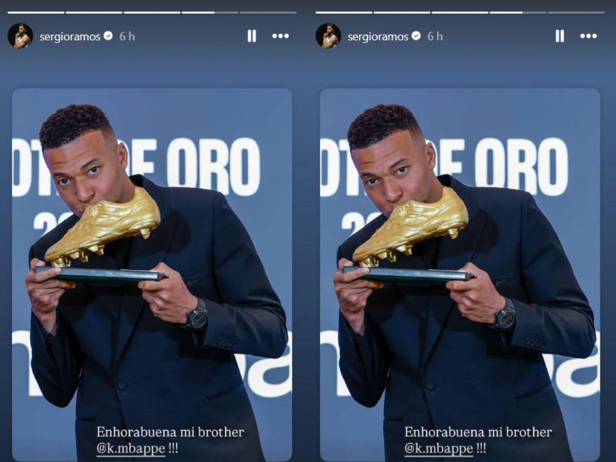 Mbappé recibe la Bota de Oro: lo que dijo y quiénes del Real Madrid lo acompañaron