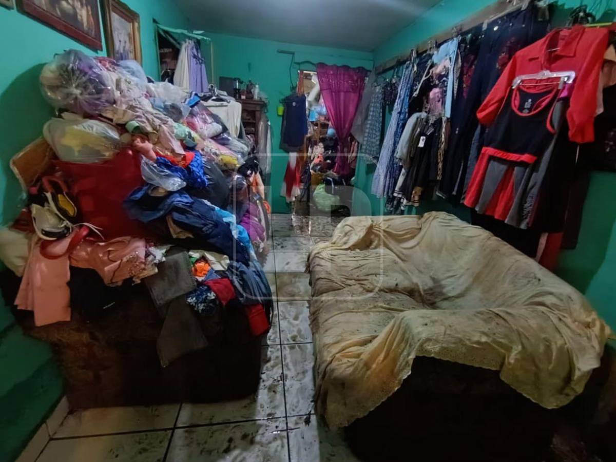 Tormenta inundó más de 150 viviendas en el barrio Cabañas de San Pedro Sula