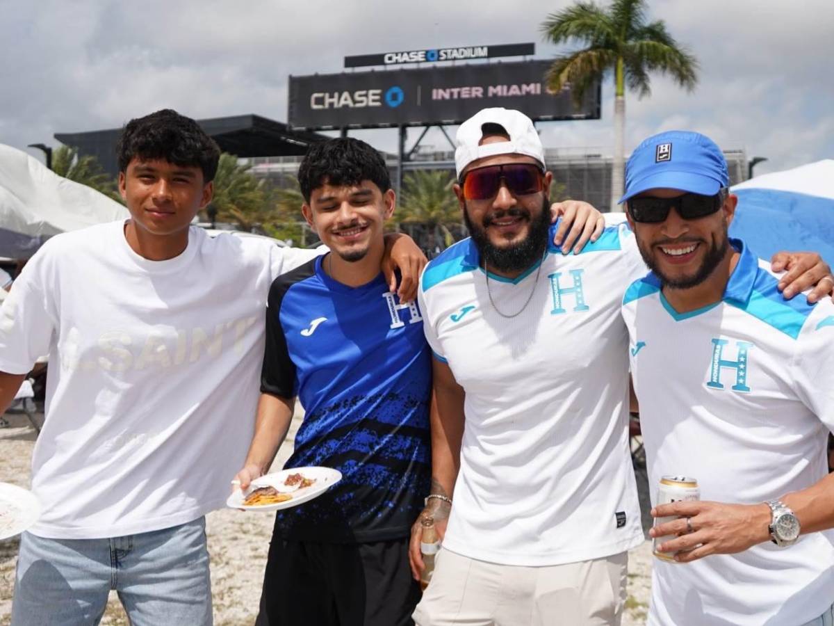 Carne asada y buen ambiente: Furor por Honduras vs Guatemala en Miami