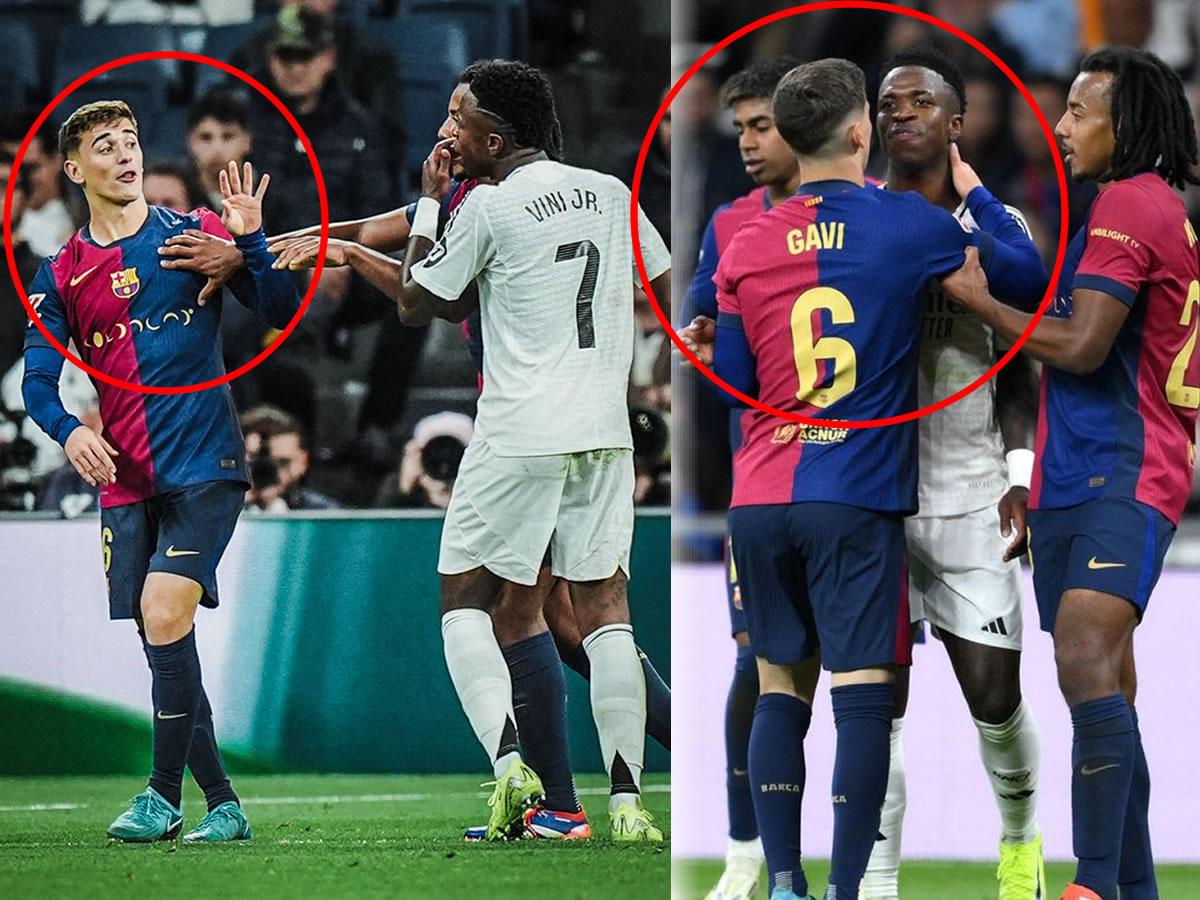 Gavi se burla de Vinicius tras el 0-4 y el brasileño le responde: “Voy por el Balón de Oro”
