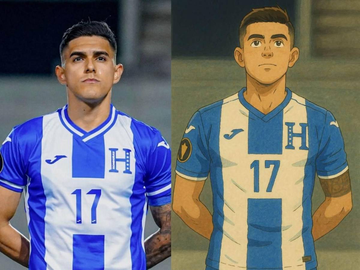 Al estilo Ghibli: la IA transforma a los futbolistas hondureños y así lucen