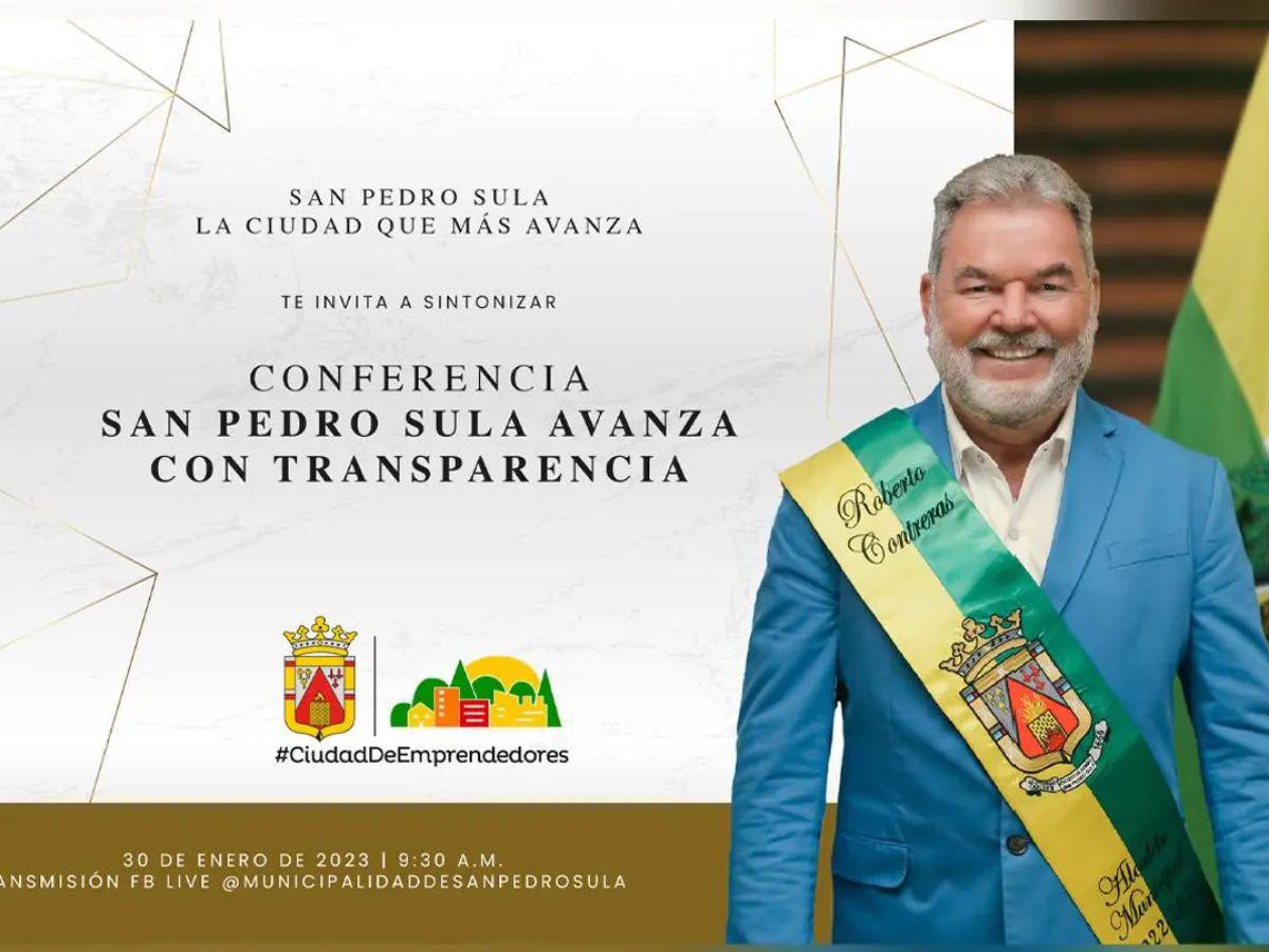 En fotos: Roberto Contreras es juramentado como alcalde de San Pedro Sula 2026-2030