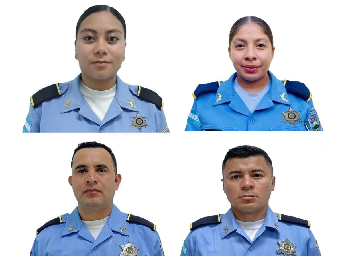 Identifican a agentes policiales muertos en choque entre bus y patrulla en Gracias, Lempira