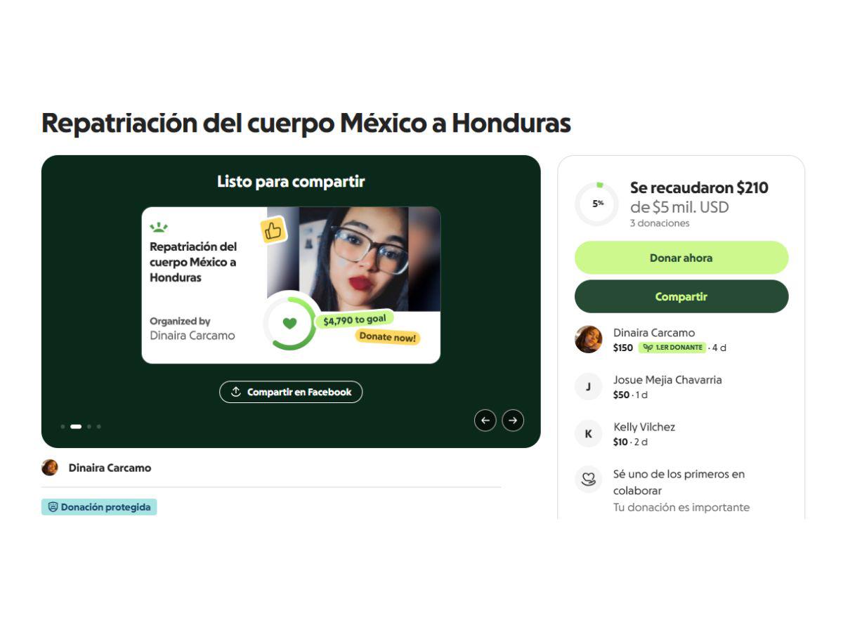Joven hondureña pierde la vida en México tras brutal choque; sospechoso huyó del lugar