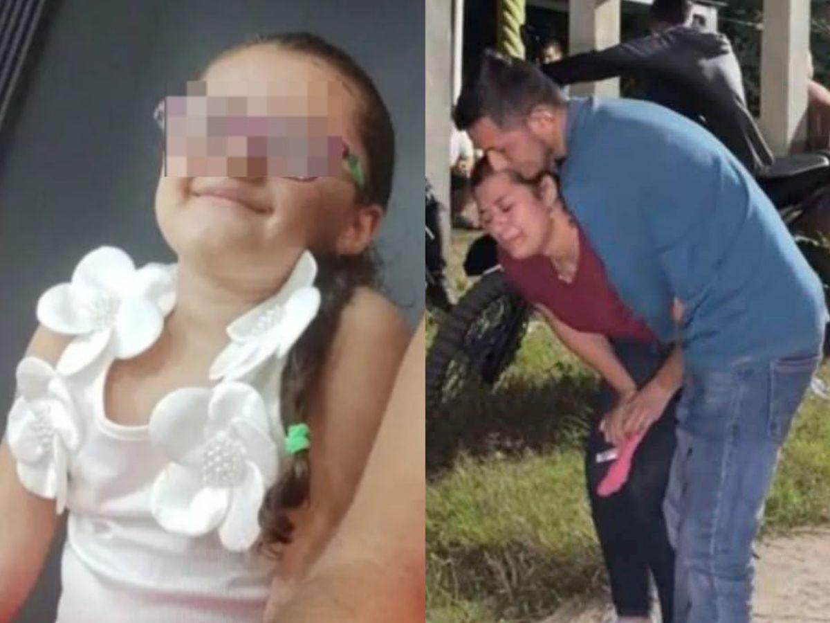 Unidos en la tragedia: así recibió Petoa, Santa Bárbara, los restos de la pequeña Kimberly Sabillón