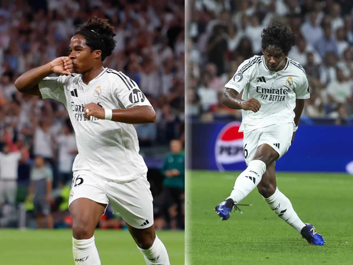 Endrick debuta con gol en Champions y supera un récord histórico del Real Madrid