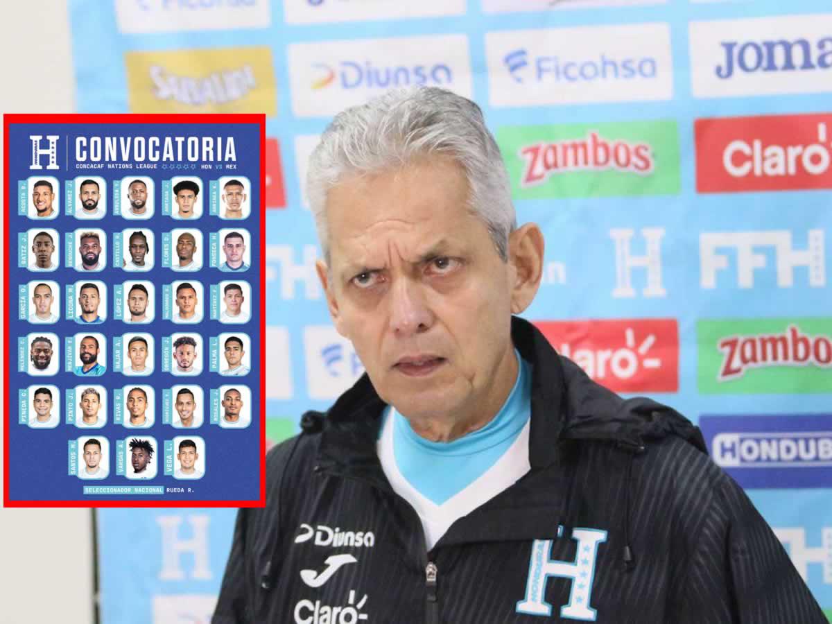 Oficial: Los 28 convocados de Honduras ante México en la Nations League