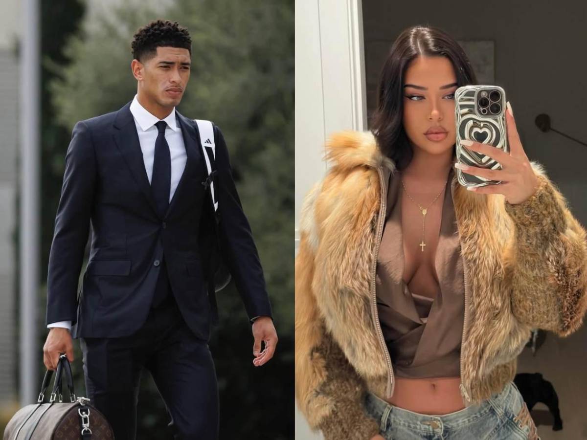 Bellingham es captado con su nueva novia en el Bernabéu: es mayor que él