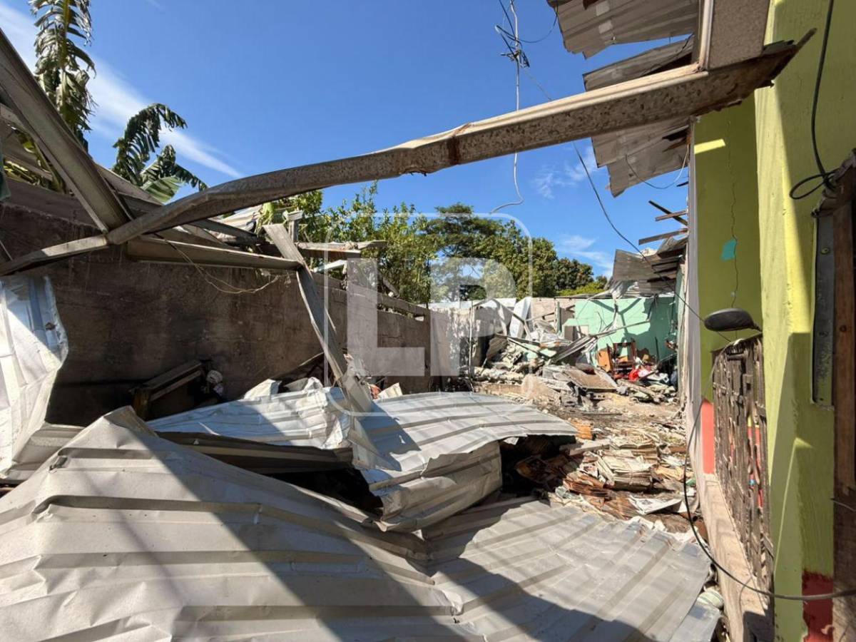 Esto se sabe de la explosión en Chamelecón que dejó un muerto y dos heridos