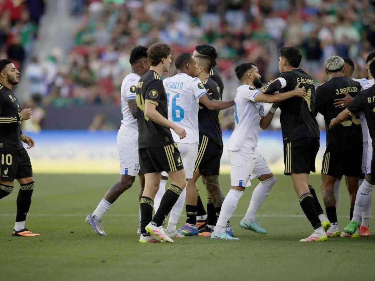 México vs Honduras: así fue el zafarrancho en Copa Oro y el motivo que empezó la pelea
