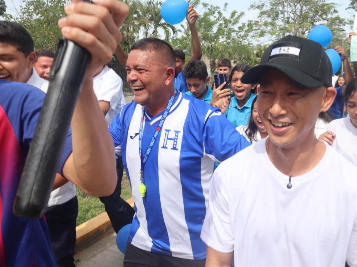 Shin Fujiyama inaugura edificio educativo en Ilanga, Colón, con apoyo de Nayib Bukele