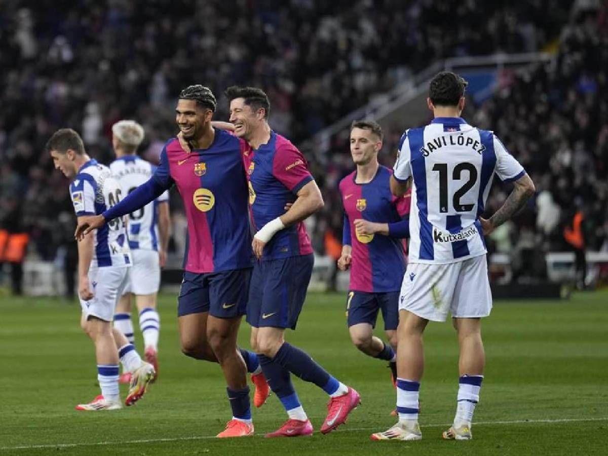 Barcelona con inesperados goleadores, récord de Lewandowski y show de Yamal