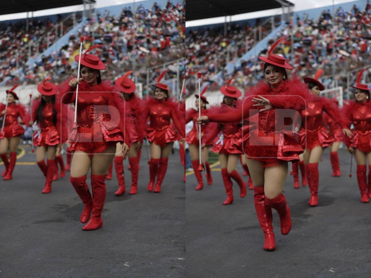 ¿Quién es la bella palillona de rojo? Se robó las miradas en los desfiles
