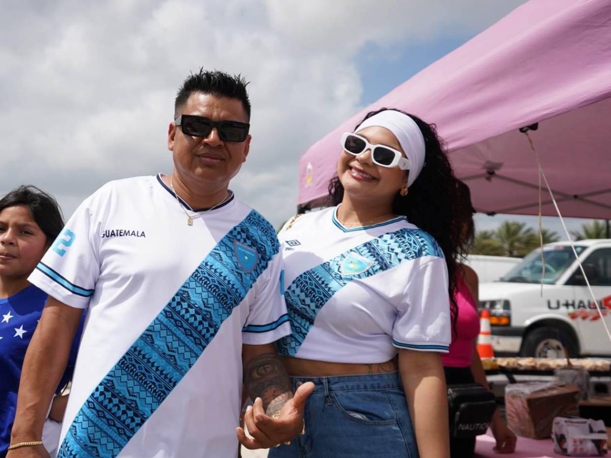Carne asada y buen ambiente: Furor por Honduras vs Guatemala en Miami
