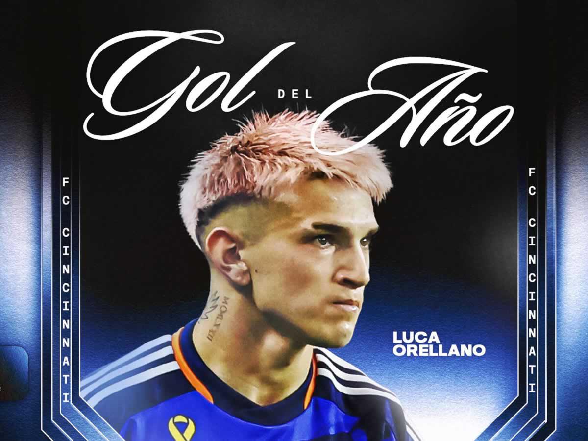 Luca Orellano del FC Cincinnati se quedó con el galardón al Mejor Gol del Año de la MLS 2024.