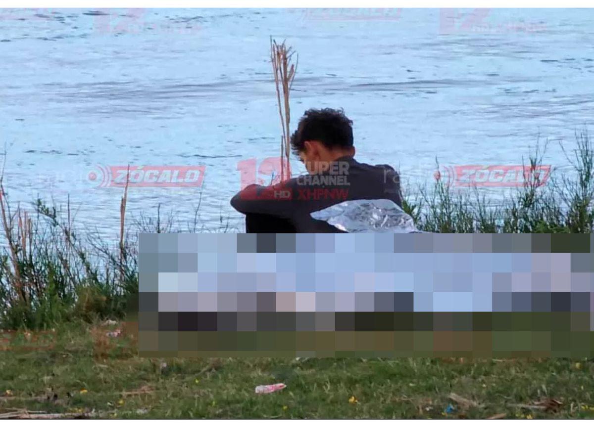 Hondureño se ahoga frente a su hijo en el Río Bravo