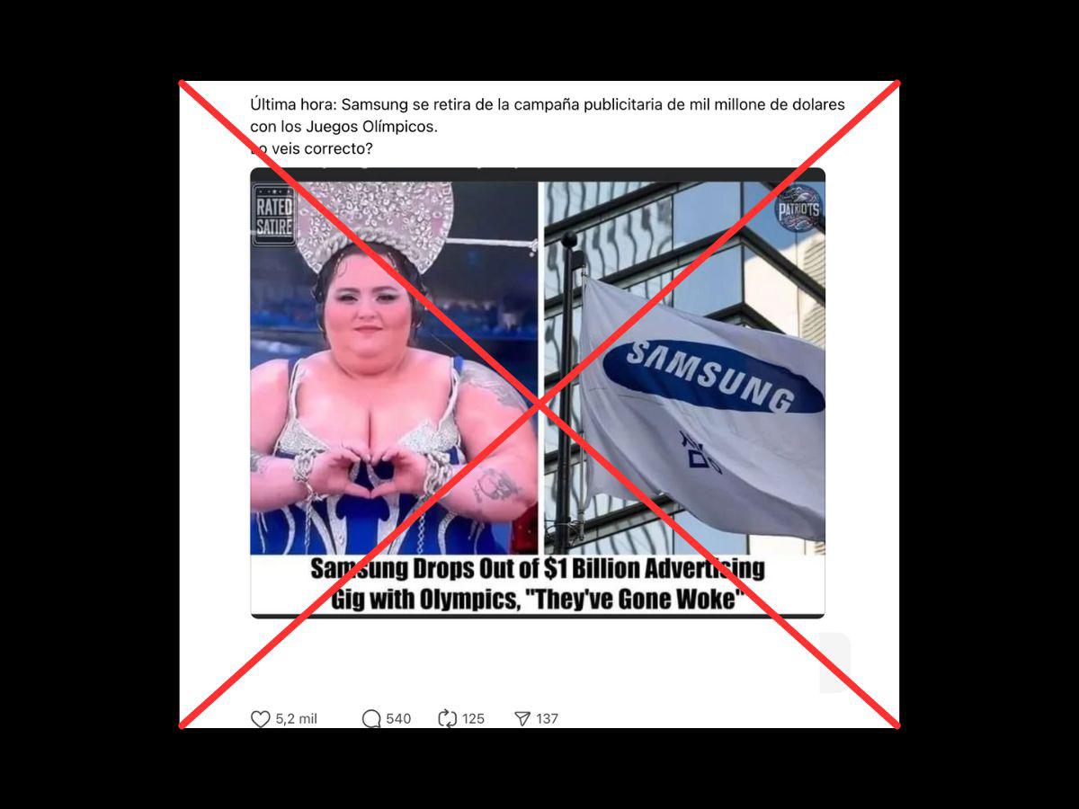 Captura de pantalla a una publicación en Threads realizada el 22 de agosto de 2024.