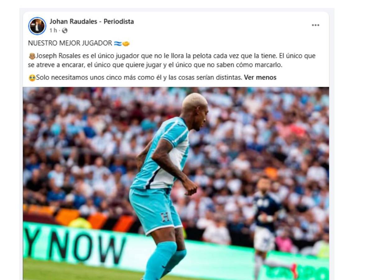Argentina - Honduras: Indignación, señalan a jugador de la H y curioso blooper