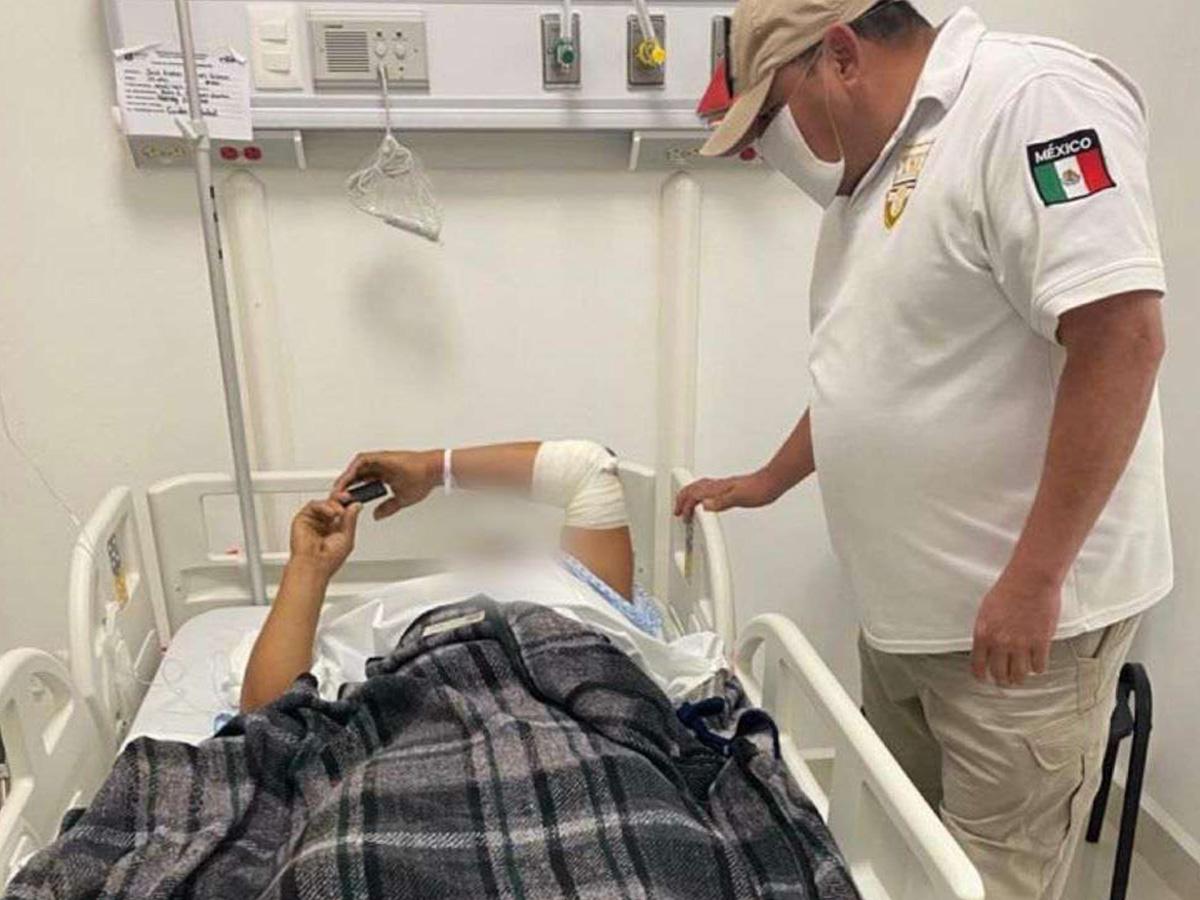 Migrante hondureño muere y otros seis compatriotas resultan heridos en accidente en México