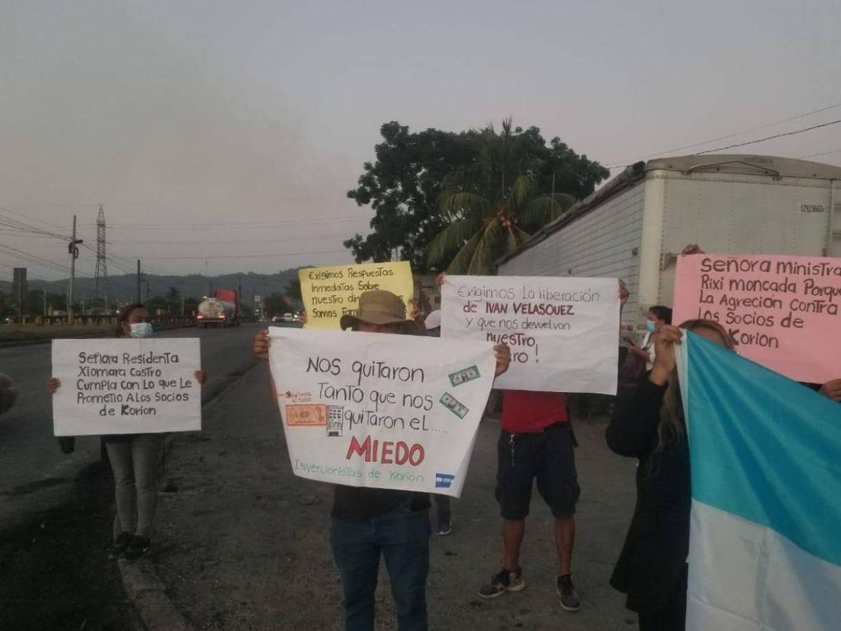 Caos en Choloma: inversionistas de Koriun se enfrentan a la Policía