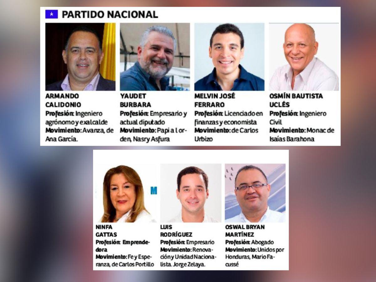 Los 15 hombres y la mujer que buscan ser alcalde de San Pedro Sula