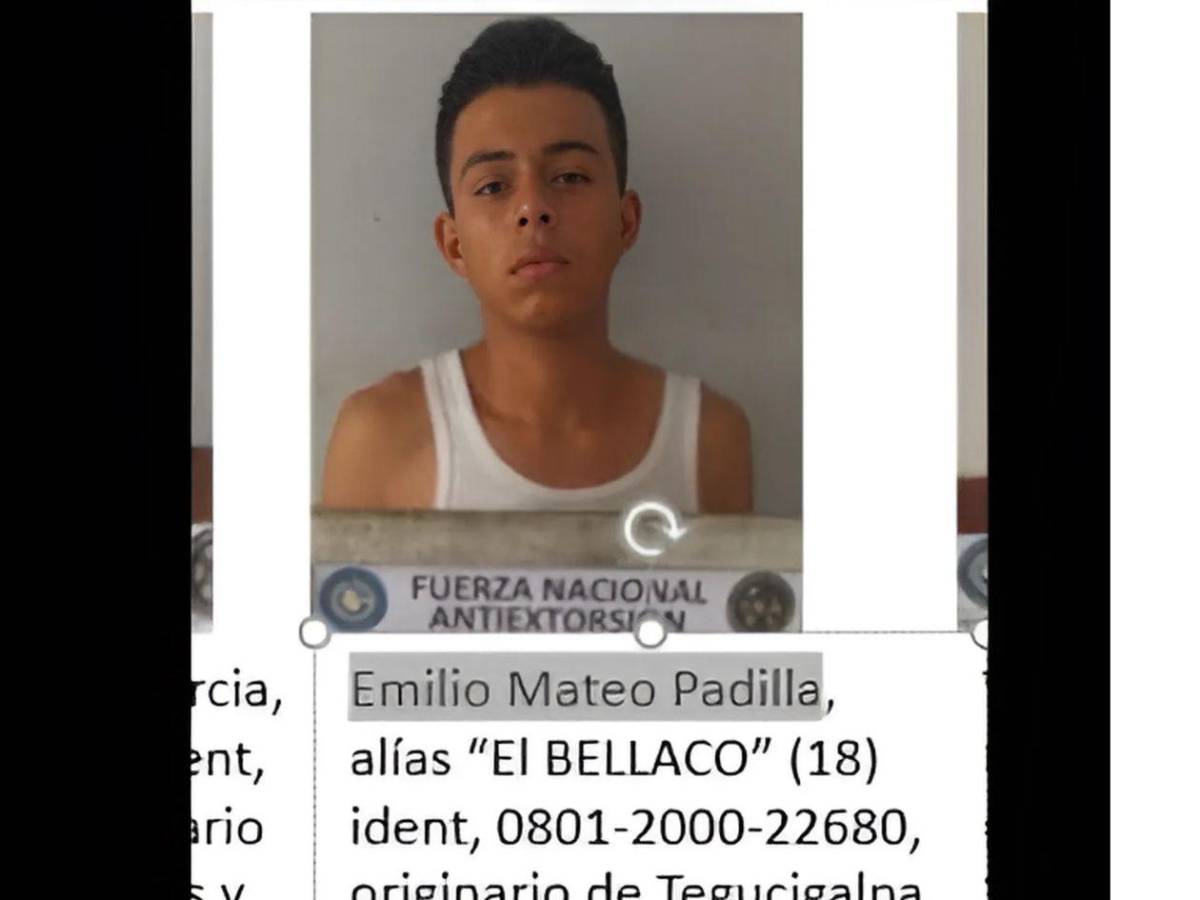 Rosario de delitos en San Pedro Sula y Tegucigalpa: historial delictivo de “el Riesgo”