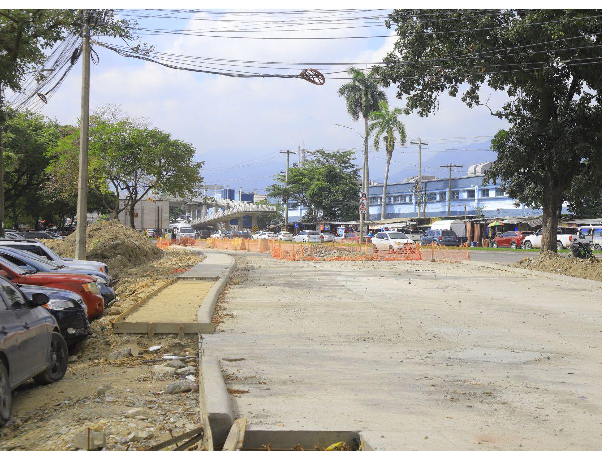 Así avanzan los trabajos en los retornos del bulevar del norte