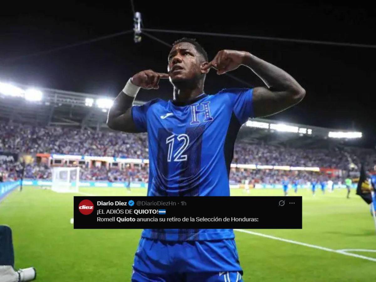 Así reaccionó la prensa al retiro de Romell Quioto de la Selección de Honduras