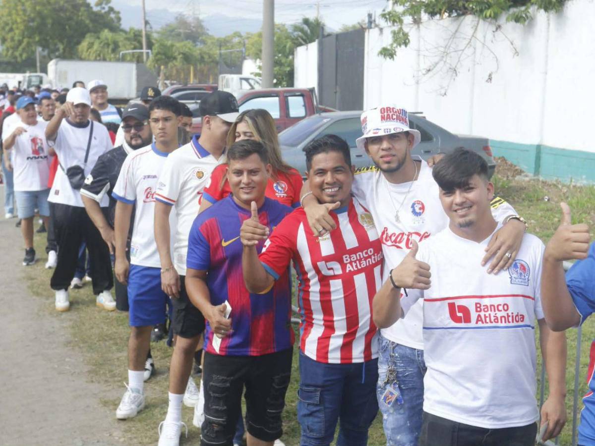 La Ultra Fiel se hizo sentir y puso color en la final Marathón–Olimpia