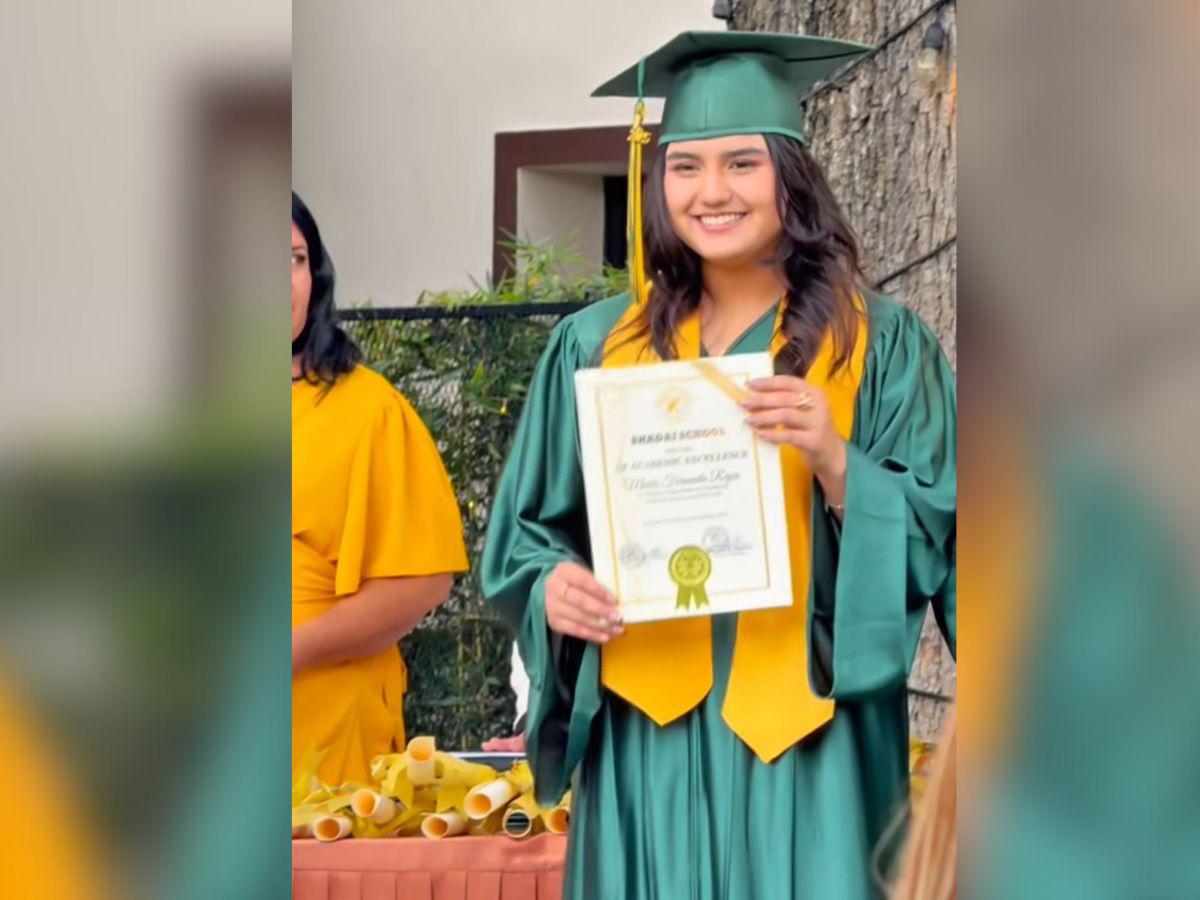 Cesia Mejía presume que su hija se graduó con honores: Mi primer gran amor