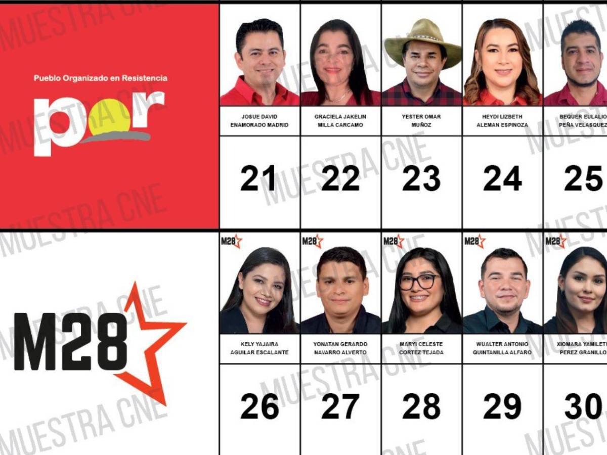 Aspiran a ser diputados del departamento de Lempira