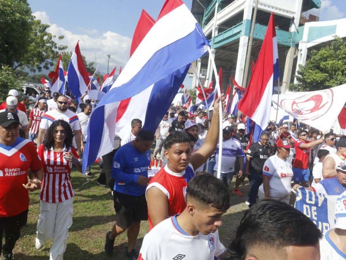 La Ultra Fiel se hizo sentir y puso color en la final Marathón–Olimpia