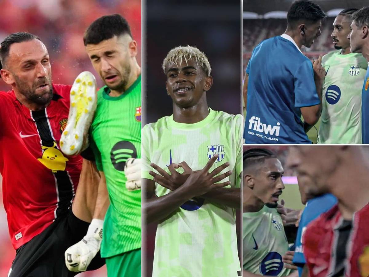 Escándalo en el Barcelona vs Mallorca, gesto arrogante de Lamine Yamal y criminal patada