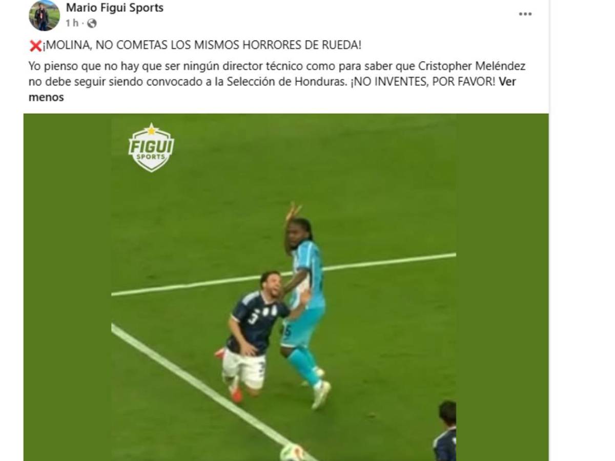 Argentina - Honduras: Indignación, señalan a jugador de la H y curioso blooper