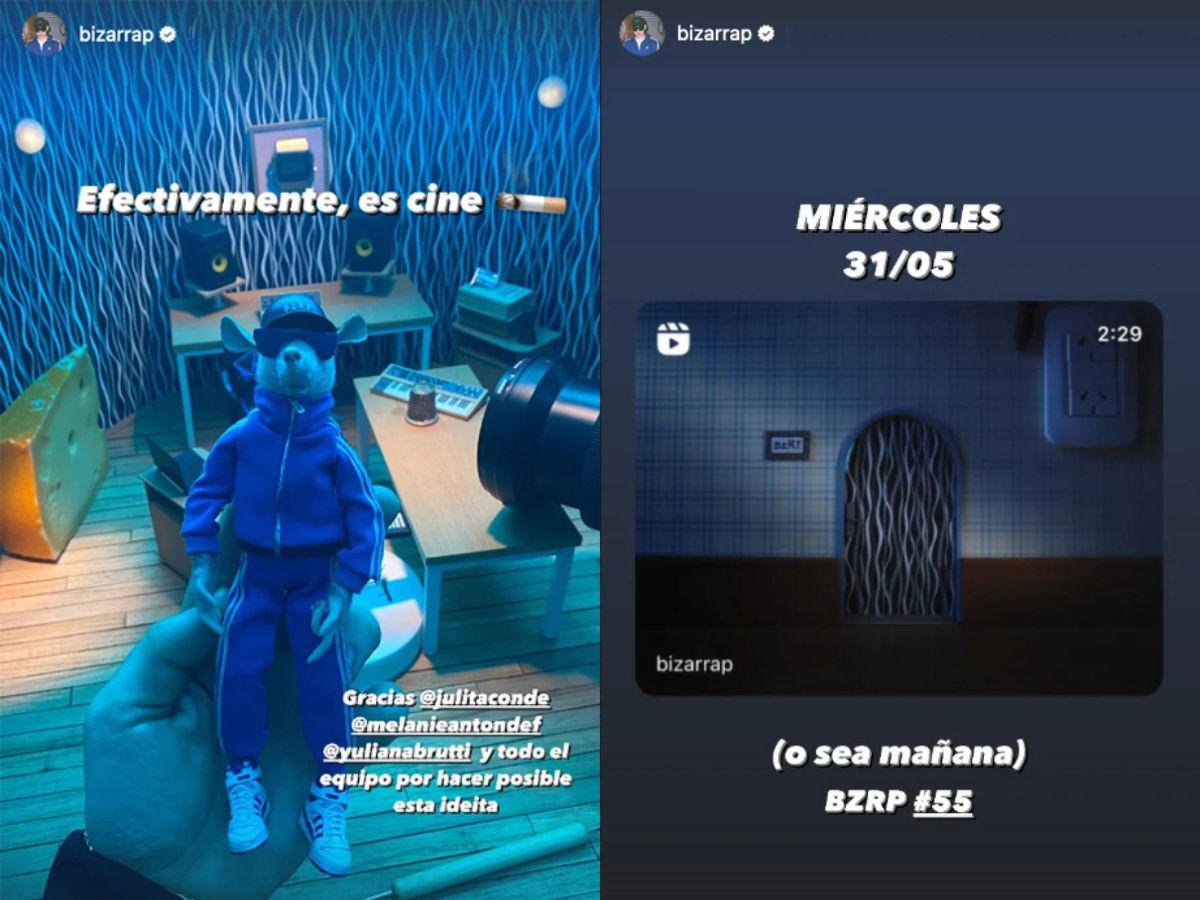 Imágenes compartidas por Bizarrap.