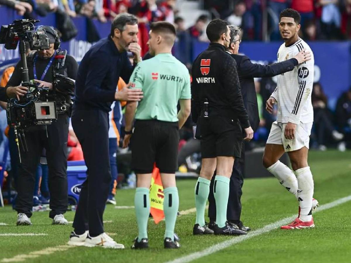 Real Madrid se enfadó: polémica, expulsión y esto le dijo Bellingham al árbitro