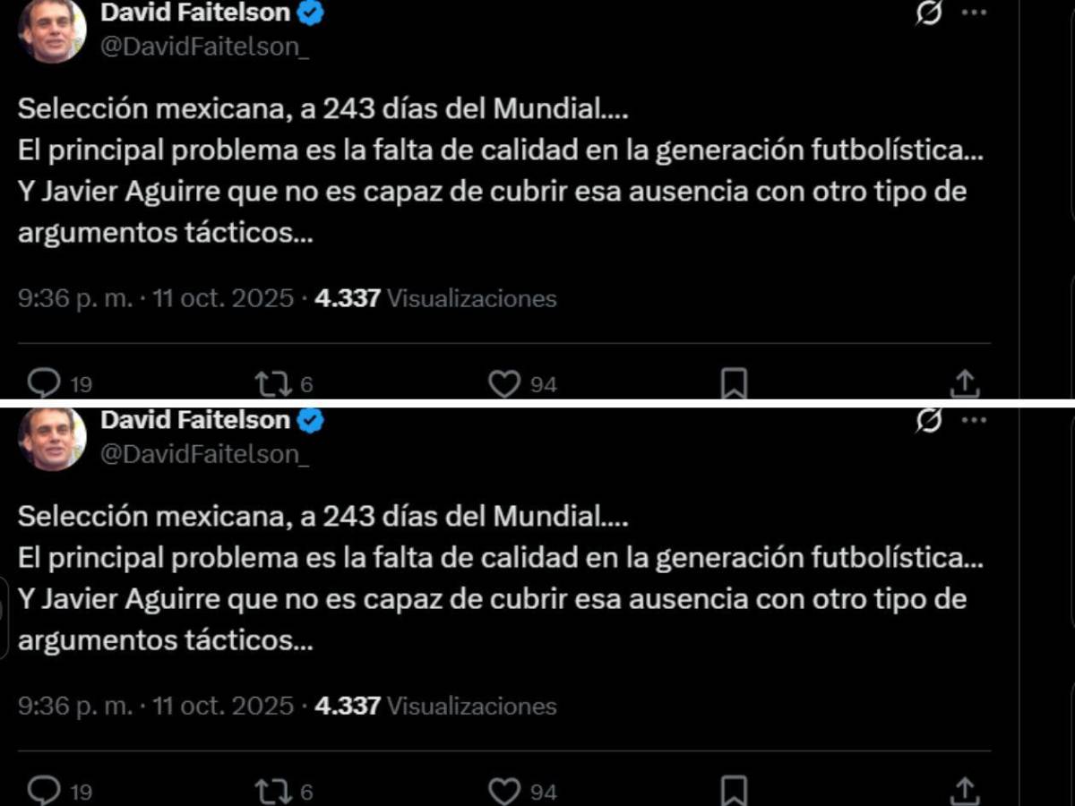 Indignación y Faitelson 'estalla' tras humillante goleada a México: “estamos jod....”